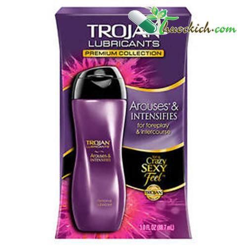 GEL BÔI KÍCH DỤC Trojan Arouses & Intensifies