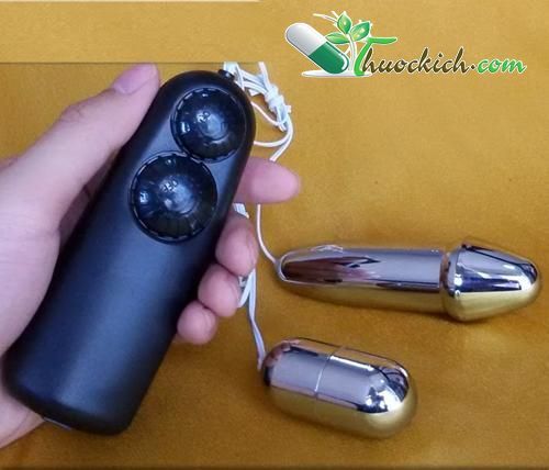 TRỨNG RUNG 2 ĐẦU BỌC INOX